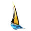 Barca a vela Onda - Scultura in vetro