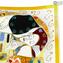 Piatto Il Bacio - Tributo a Klimt - Quadrato