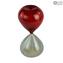 Hourglass - Red - Original Murano Glass Omg