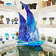 Barca a Vela - Frozen Style - Vetro di Murano Originale OMG