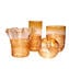 Filante Amber - Tube Vase - Original Murano Glass