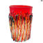 Volcano - Red Vase - Original Murano Glass OMG