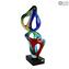 Material - Abstract - Murano Glass Sculpture