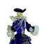 Figure goldoniane - blu scuro - Coppia Dama e Cavaliere in vetro di Murano