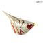 Red Sparrow - Animals - Original Murano glass OMG