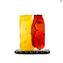 Cube Head Orange - Cubism - Original Murano Glass