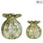 Fashion 60s Buddy Small Vase - Grey Venetian Glass Murano OMG®