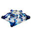 River Sombrero - Blown Centerpiece - Original Murano Glass