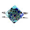 Bracelet Square Blue - Original Murano Glass