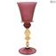 Venetian Goblet - Ruby - Original Murano Glass OMG