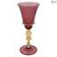 Venetian Goblet - Ruby - Original Murano Glass OMG