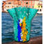 Vaso Arcobaleno - Verde - Vetro di Murano Originale OMG