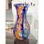 Vaso Bottiglia Arcobaleno - Blu - Vetro di Murano Originale OMG