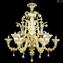 Lampadario Rezzonico Golden King - tutto oro 24 carati -Collezione Lusso