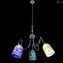 Spicy - Hanging Lamp 3 lights - Original Murano Glass OMG 