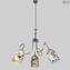 Fabulus Mirò - Hanging Lamp 3 lights - Original Murano Glass 
