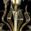 Venetian Chandelier Corvo Topaz 6+3 lights  - Murano Glass 