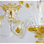 Venetian Chandelier Margherita 6+3 lights - Floral - Murano Glass