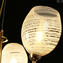 Fantasia Bianca - Lampada 6 luci  - Vetro di Murano originale 