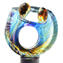 Love Dance Hug - chalcedony glass - Original Murano Glass Omg