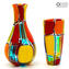 Puzzle Vase - Multicolor - Original Murano Glass OMG 