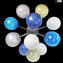 Celing lamp - Atmosphera - White Multicolors - Original Murano Glass OMG