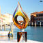 Calla - scultura in calcedonio - Vetro di Murano Originale OMG