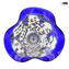 Drop Plate Murrine - Blue - Original Murano Glass OMG