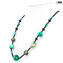 Necklace Elisa - Green - with gold - Original Murano Glass OMG