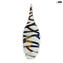 Vaso multicolor - Battuto - radici- Vetro di Murano Originale OMG