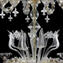 Venetian Chandelier 12 lights Cimiero crystal and gold - Rezzonico - Murano Glass