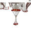 Venetian Chandelier - Calla Crystal red - Original Murano Glass