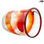 Hanging Lamp Orange - Sbruffy Style - Original Murano Glass