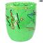 Goya large vase - green - Original Murano Glass OMG