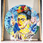 centrotavola Frida - Tributo a  Frida Kahlo- vetro di murano originale