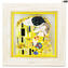 The kiss - Klimt tribute - Original - Murano - Glass - omg