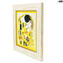 The kiss - Klimt tribute - Original - Murano - Glass - omg