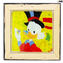 Uncle Scrooge -  canvas - Original - Murano - Glass - omg