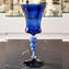Venetian Goblet -  Blue Flute - Original Murano Glass OMG