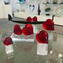 Hearts Love family - Paperweight - Original Murano Glass OMG