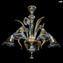 Venetian Chandelier - Calla Crystal and gold - Original Murano Glass