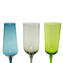 Bauhaus -  Set of 6 pieces colored - Original Murano Glass OMG