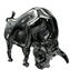 Black Bull - Fine Sculpture - Original Murano Glass OMG