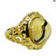 Ring Roma - Gold - Original Murano Glass OMG