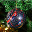 Christmas Ball - Blue Millefiori Fantasy - Original Murano Glass OMG