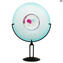 Disc on Stand - Jellyfish - Original Murano Glass OMG