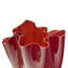 Vaso Centrotavola Onda - Rosso - Vetro di Murano Soffiato