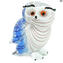 Owl - Blue - Original Murano Glass OMG