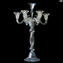 Table Lamp Flambeau - Crystal 6 light - Original Murano Glass OMG 