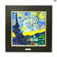 Notte stellata - Van Gogh - quadro - Fatto a Mano - vetro originale - omg